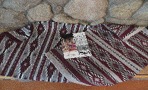 Two Grey Hills rug showcased at Notah Dineh